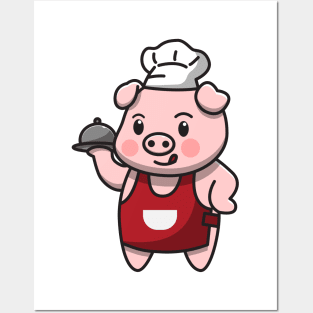 pork chef Posters and Art